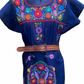MEXICAN Dresses, Hand Embroidered, Cotton Summer Dress, Handmade Dress