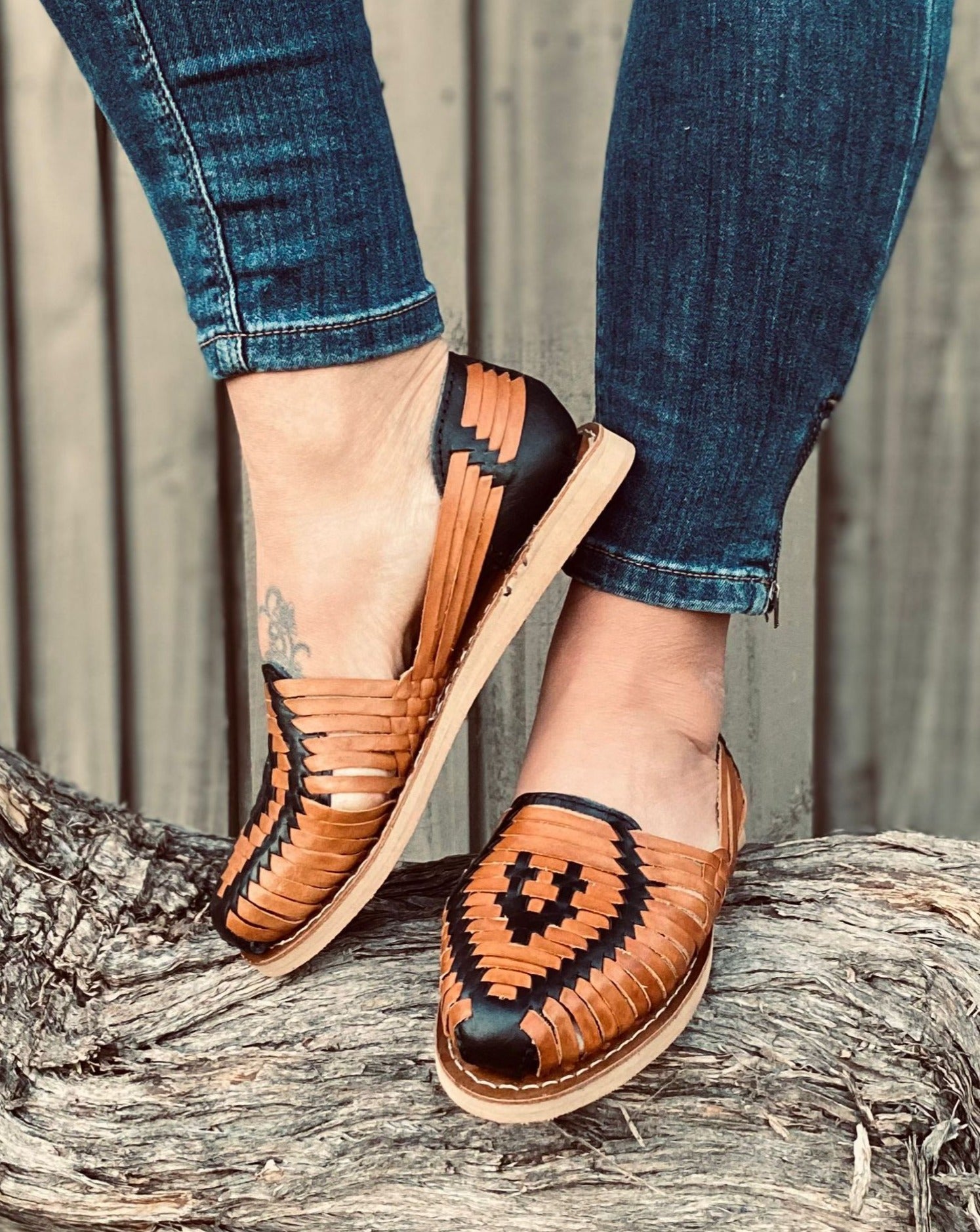 Women's mexican sales huarache shoes