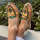 MEXICAN HUARACHES, Leather Shoe, Colour Sandals, Mexican Shoes