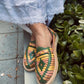 MEXICAN HUARACHES, Leather Shoe, Colour Sandals, Mexican Shoes