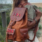 HANDMADE LEATHER BACKPACK | Hand Tooled Backpack | Women's Backpack