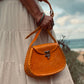 HANDPAINTED FLOWER BAG, Mexican handbag, Colour purse, Leather handbag