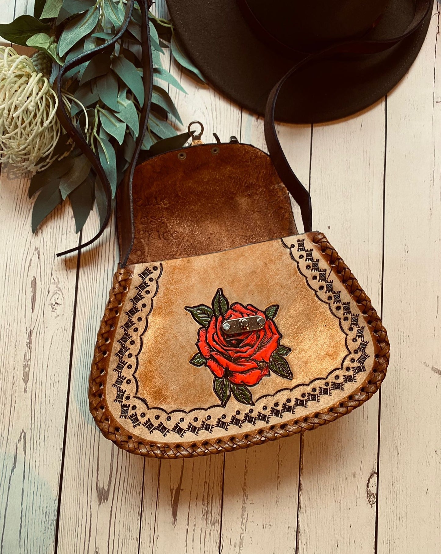 ROSE HANDBAG, Handmade bag, Mexican bag, colour handbag, Rose purse,