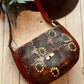HAND PAINTED BAG, Handmade bag, Mexican bag, colour bag, Flower bag