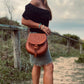 BOHO VINTAGE BAG, Hand tooled bag, Handmade Boho Handbag, Boho Style