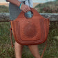 Big leather Bag, Hand tooled bag, Market Bag, Boho Bag, Vintage Bag