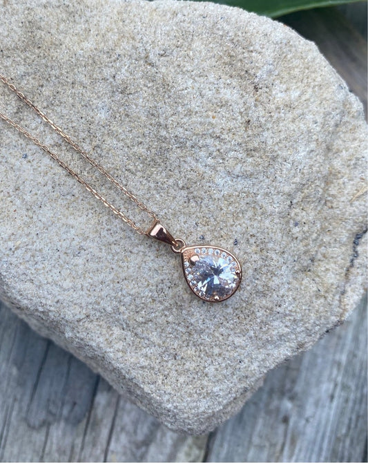 925 rose gold necklace, mexican jewellery, rose gold jewellery, taxco