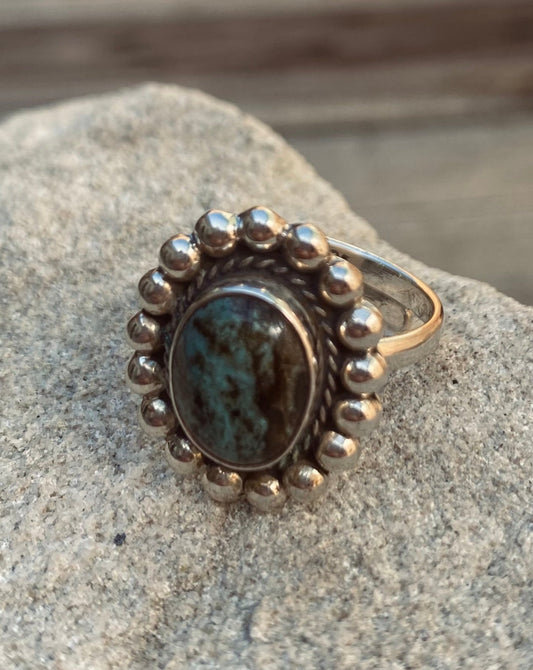 LARIMAR RING, Mexican Silver Ring, Larimar for sale, Larimar Stone