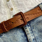 LEATHER Tooled belt, Vintage Belt, Unisex Belt, Tooled Belt, Boho Belt