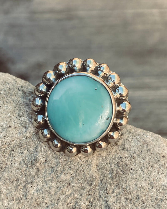 LARIMAR RING, Mexican Silver Ring, Larimar for sale, Larimar Stone